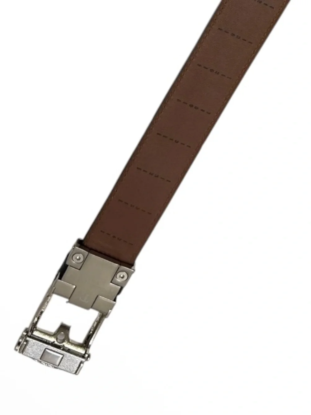 Rowland Thomas USA black leather belt